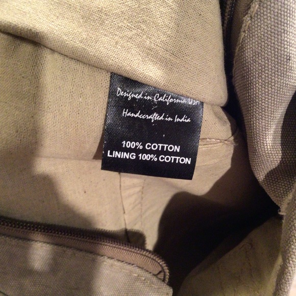 Vintage Addiction recycled military canvas crossbody bag - Picture 12 of 14